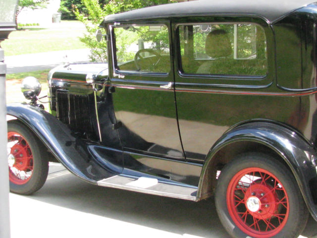1930 Black Ford Model A Tudor