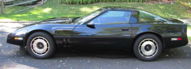 1984 Black Chevrolet Corvette Coupe
