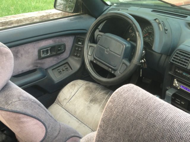 1990 Black/White Chrysler LeBaron Convertible