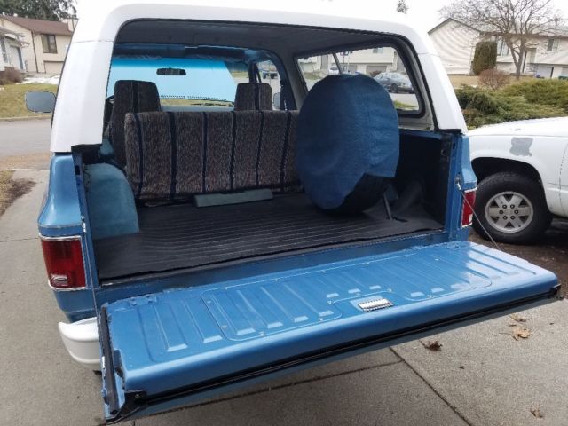 1980 Blue Chevrolet Blazer SUV