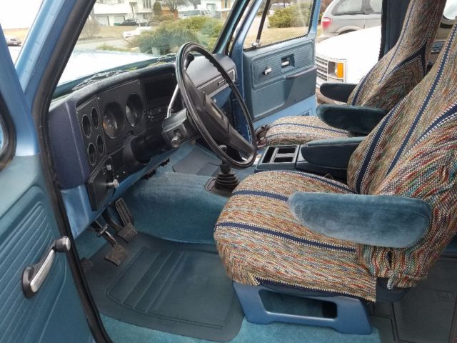 1980 Blue Chevrolet Blazer SUV