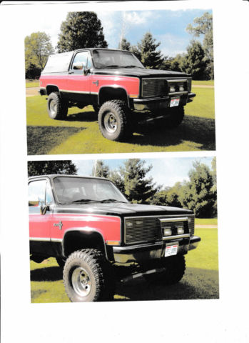 1987 Black Chevrolet Blazer SUV