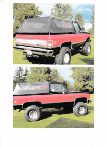 1987 Black Chevrolet Blazer SUV