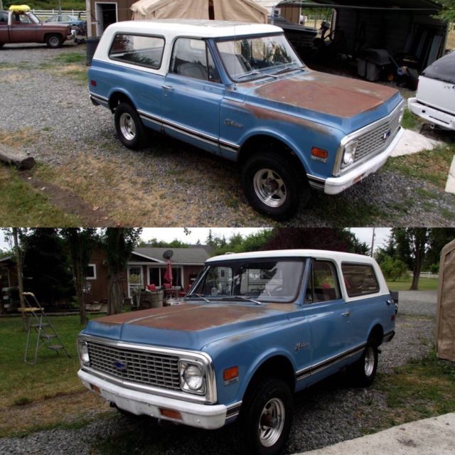 1971 Blue Chevrolet Blazer SUV