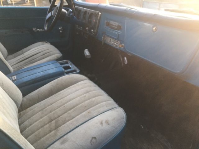 1971 Blue Chevrolet Blazer SUV