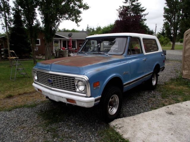 1971 Blue Chevrolet Blazer SUV
