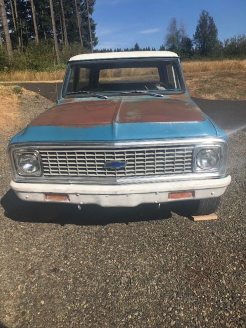 1971 Blue Chevrolet Blazer SUV