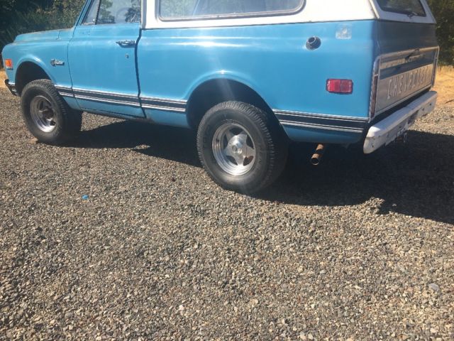 1971 Blue Chevrolet Blazer SUV