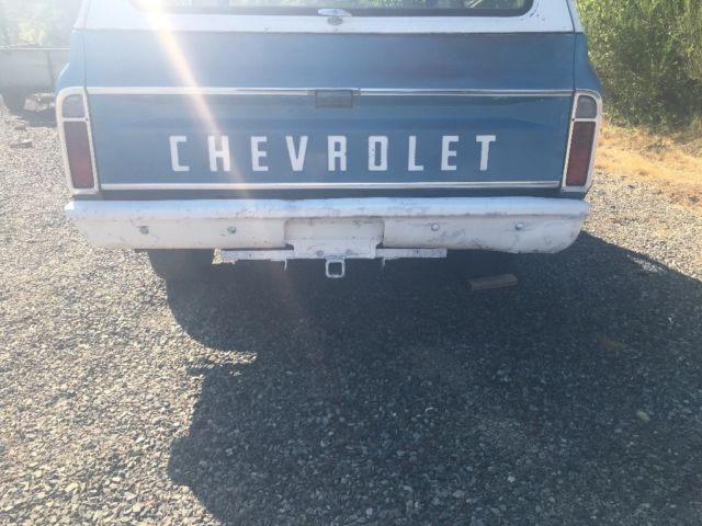 1971 Blue Chevrolet Blazer SUV