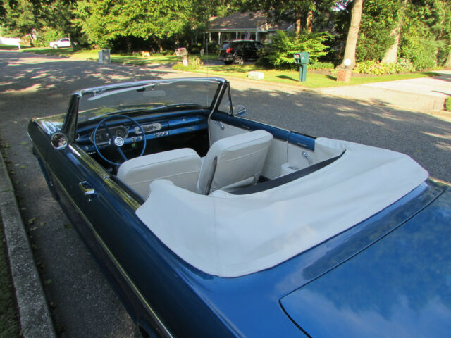 1963 Blue Chevrolet Nova Convertible