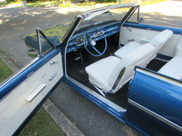 1963 Blue Chevrolet Nova Convertible