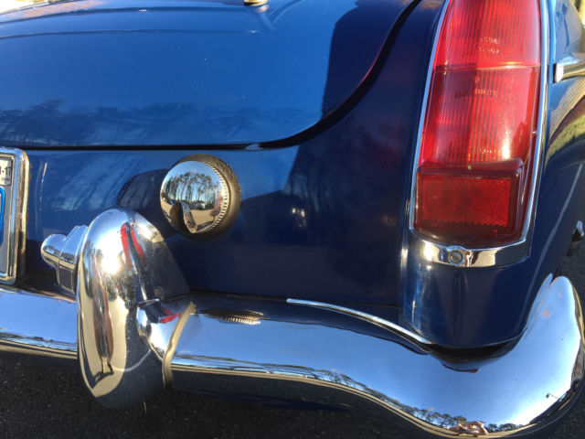 1967 Blue MG MGB Convertible