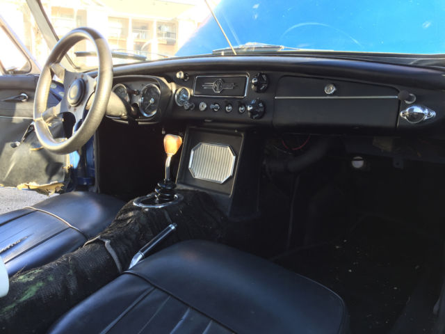 1967 Blue MG MGB Convertible