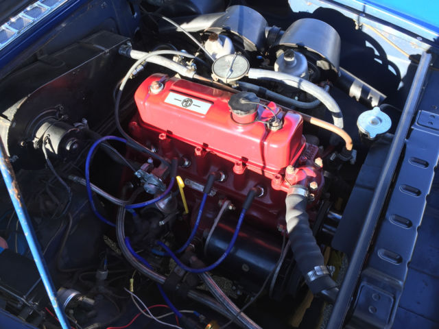 1967 Blue MG MGB Convertible