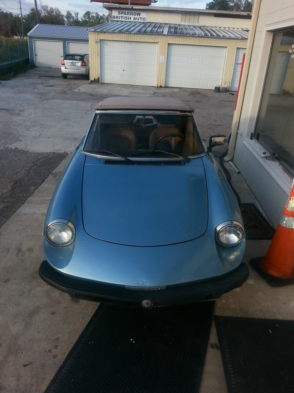 1981 Blue Alfa Romeo Spider Convertible