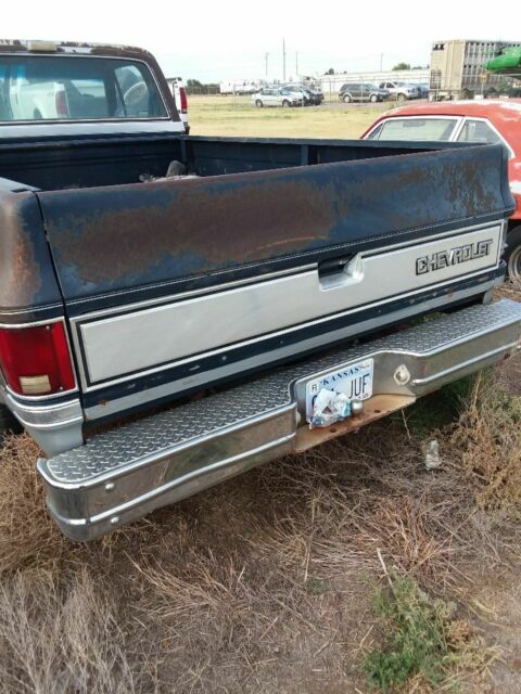 1983 Blue Chevrolet C-10 Regular cab