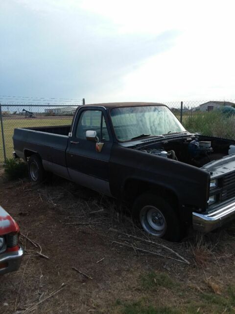 1983 Blue Chevrolet C-10 Regular cab