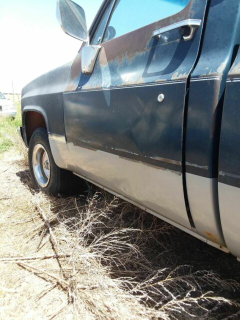 1983 Blue Chevrolet C-10 Regular cab