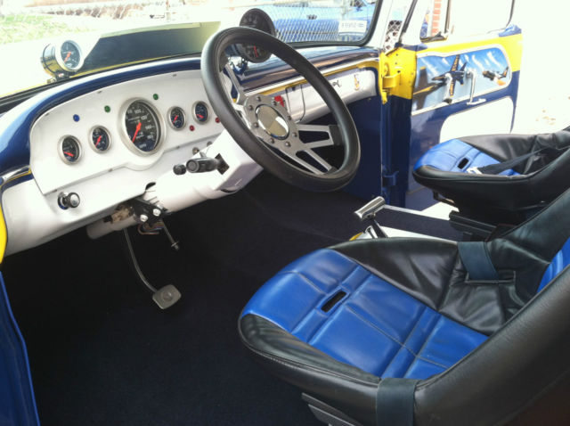 1966 Blue/yellow/White Ford F-100