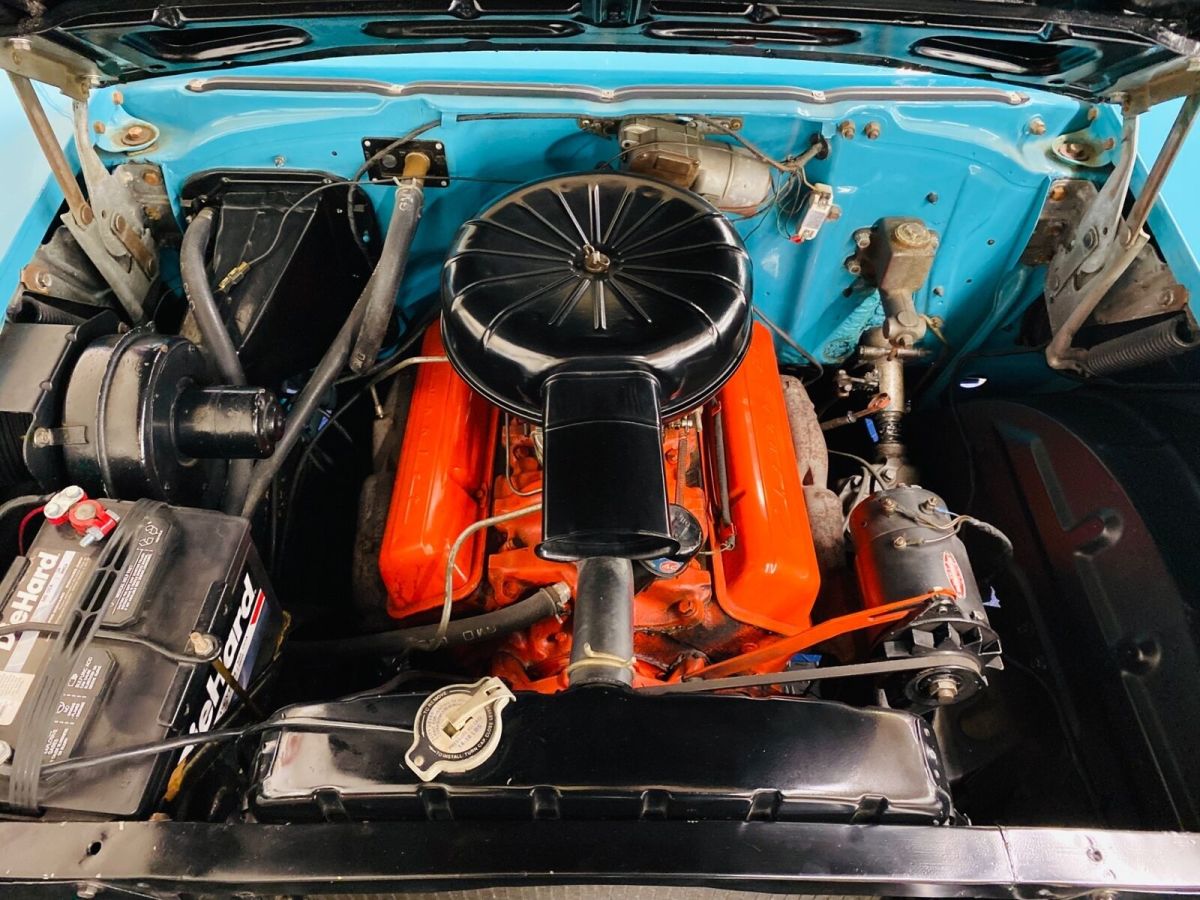 1957 Blue Chevrolet Bel Air/150/210 2 Door