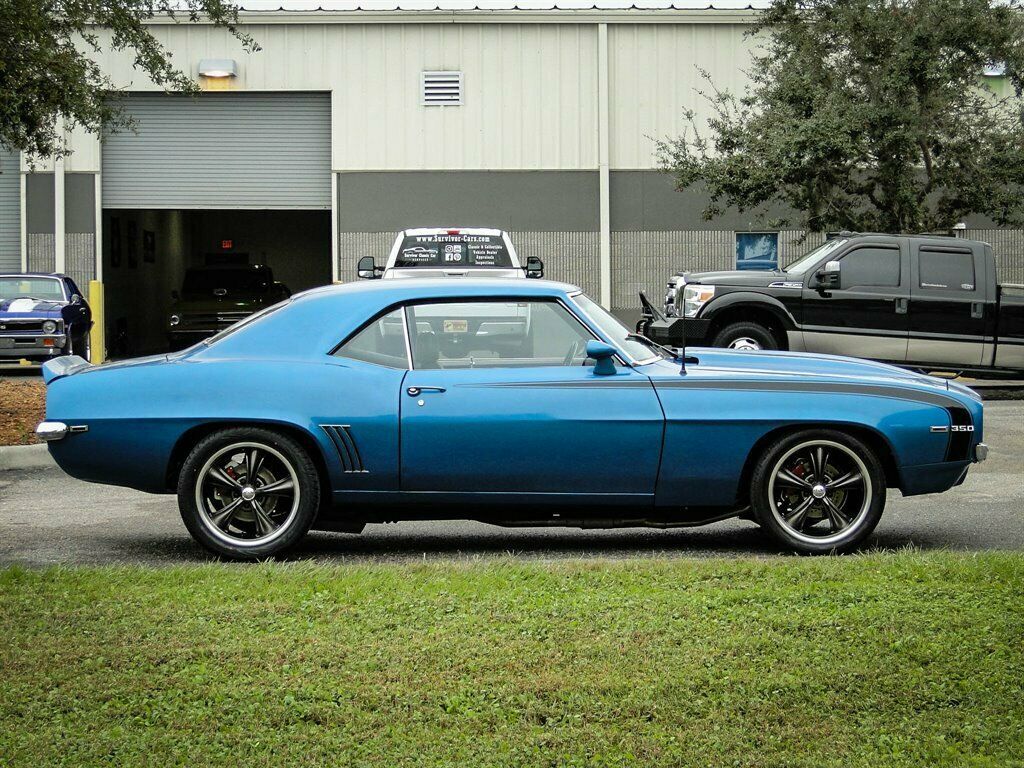1969 Blue Chevrolet Camaro 2d : 2 Door Hard TOP
