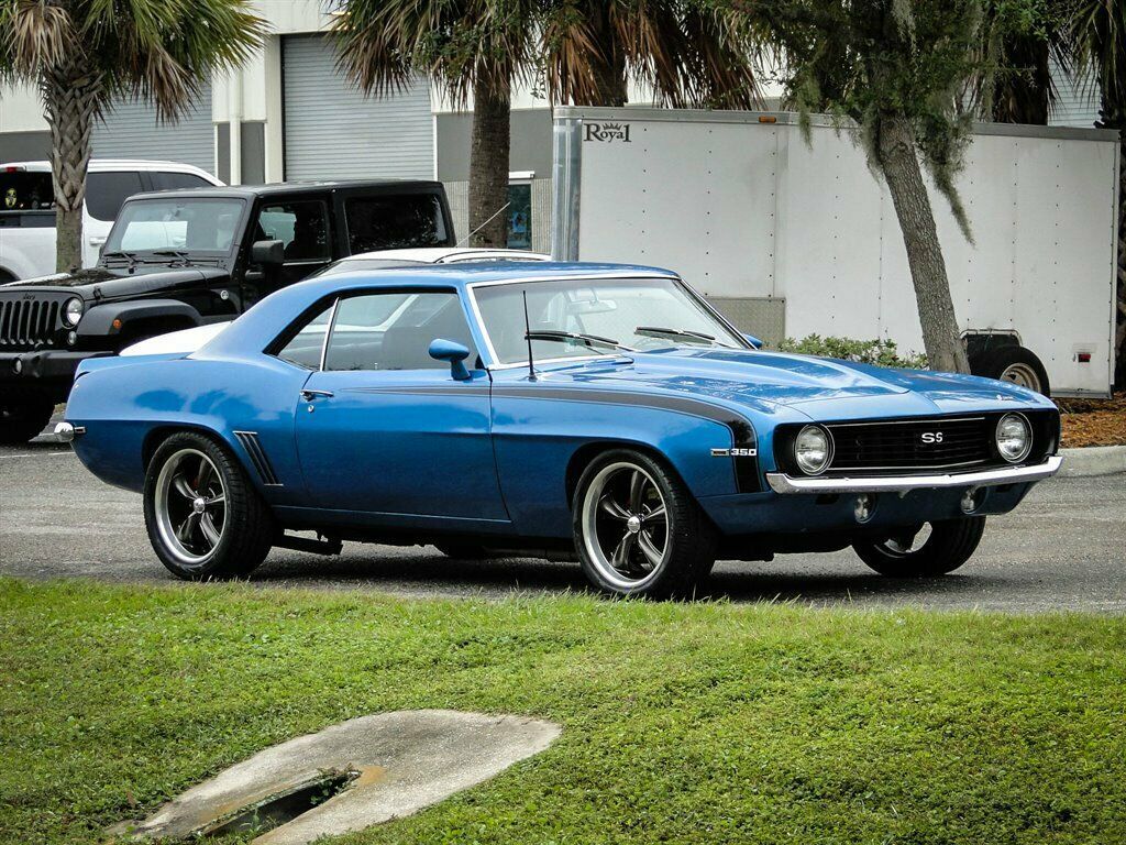 1969 Blue Chevrolet Camaro 2d : 2 Door Hard TOP