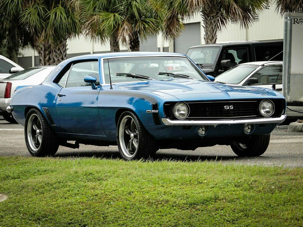 1969 Blue Chevrolet Camaro 2d : 2 Door Hard TOP