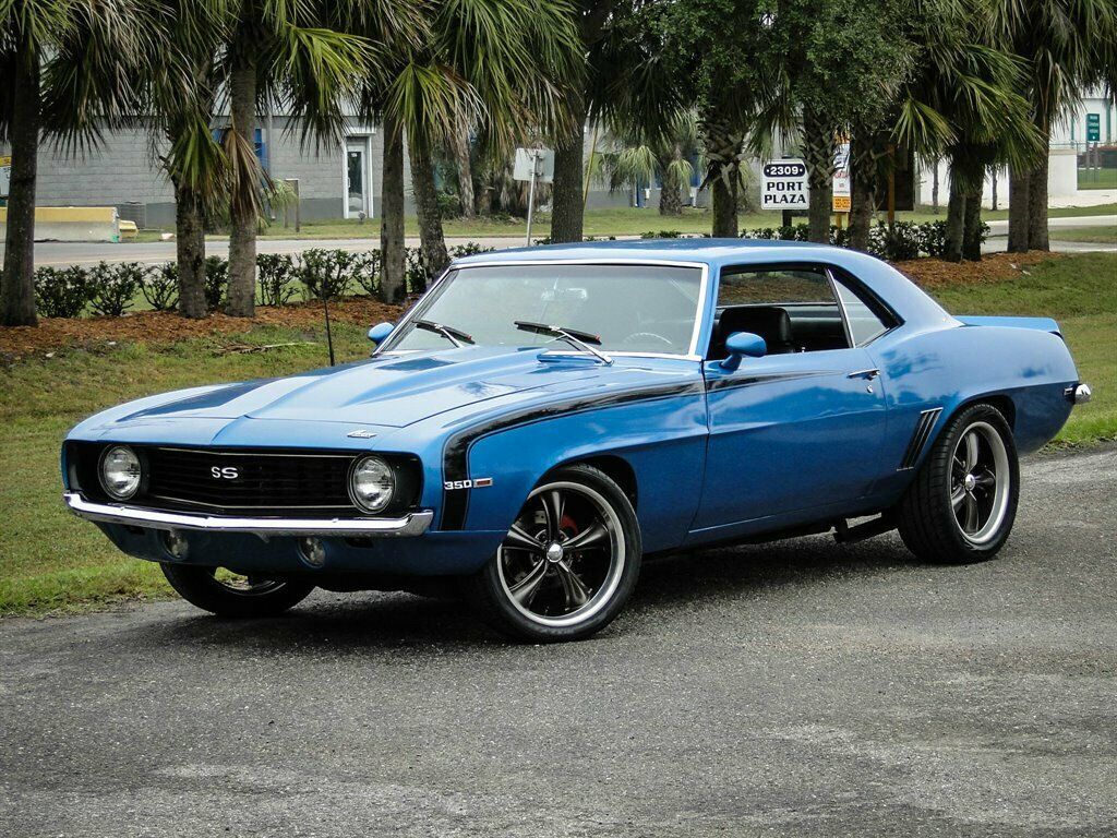 1969 Blue Chevrolet Camaro 2d : 2 Door Hard TOP
