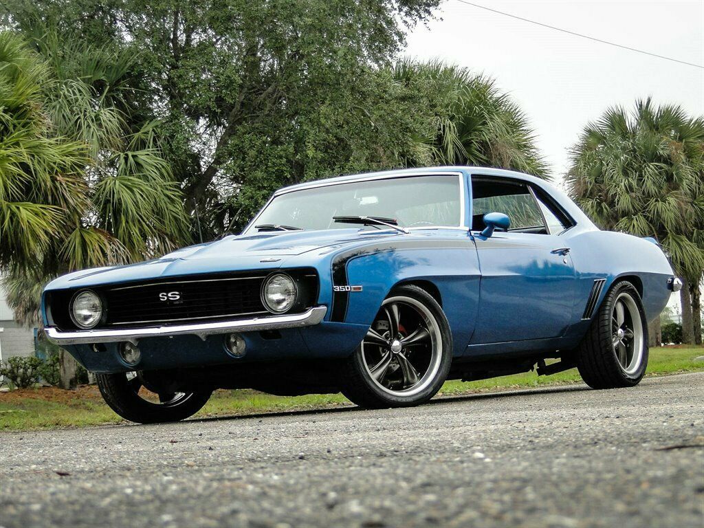 1969 Blue Chevrolet Camaro 2d : 2 Door Hard TOP