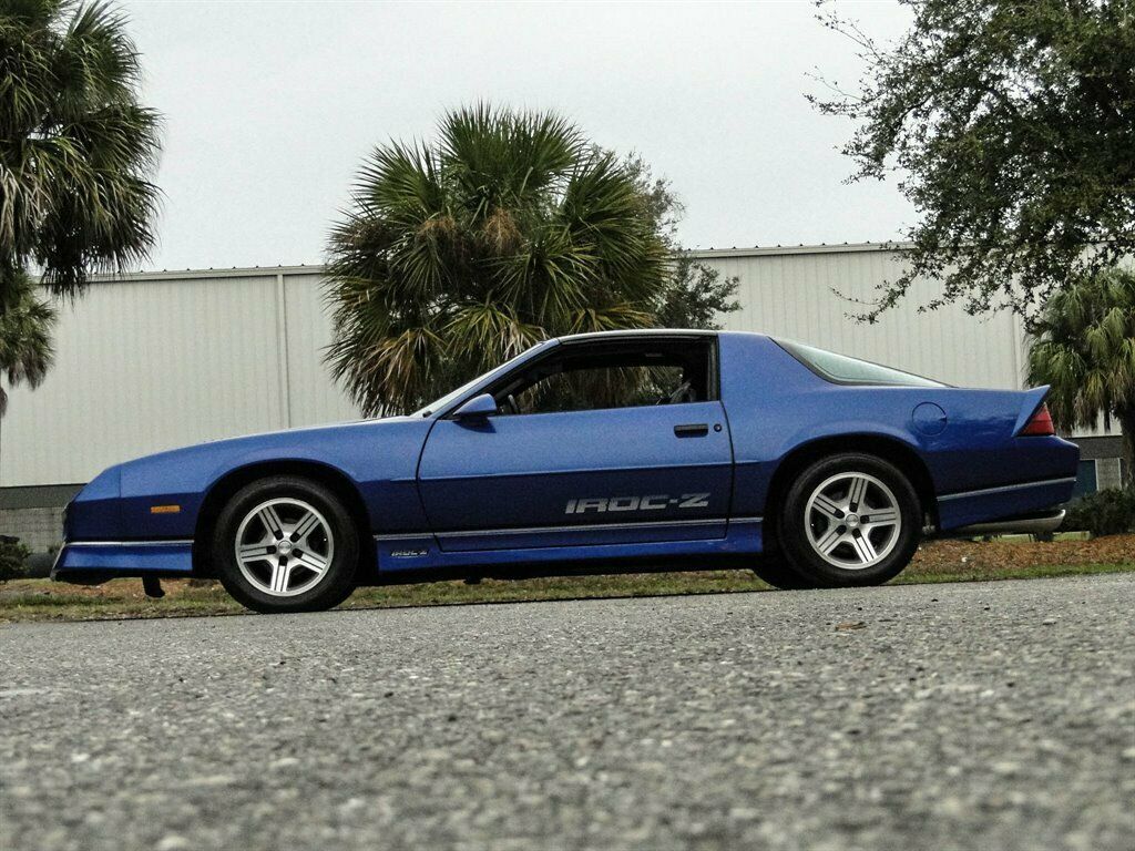 1989 Blue Chevrolet Camaro 2d Coupe
