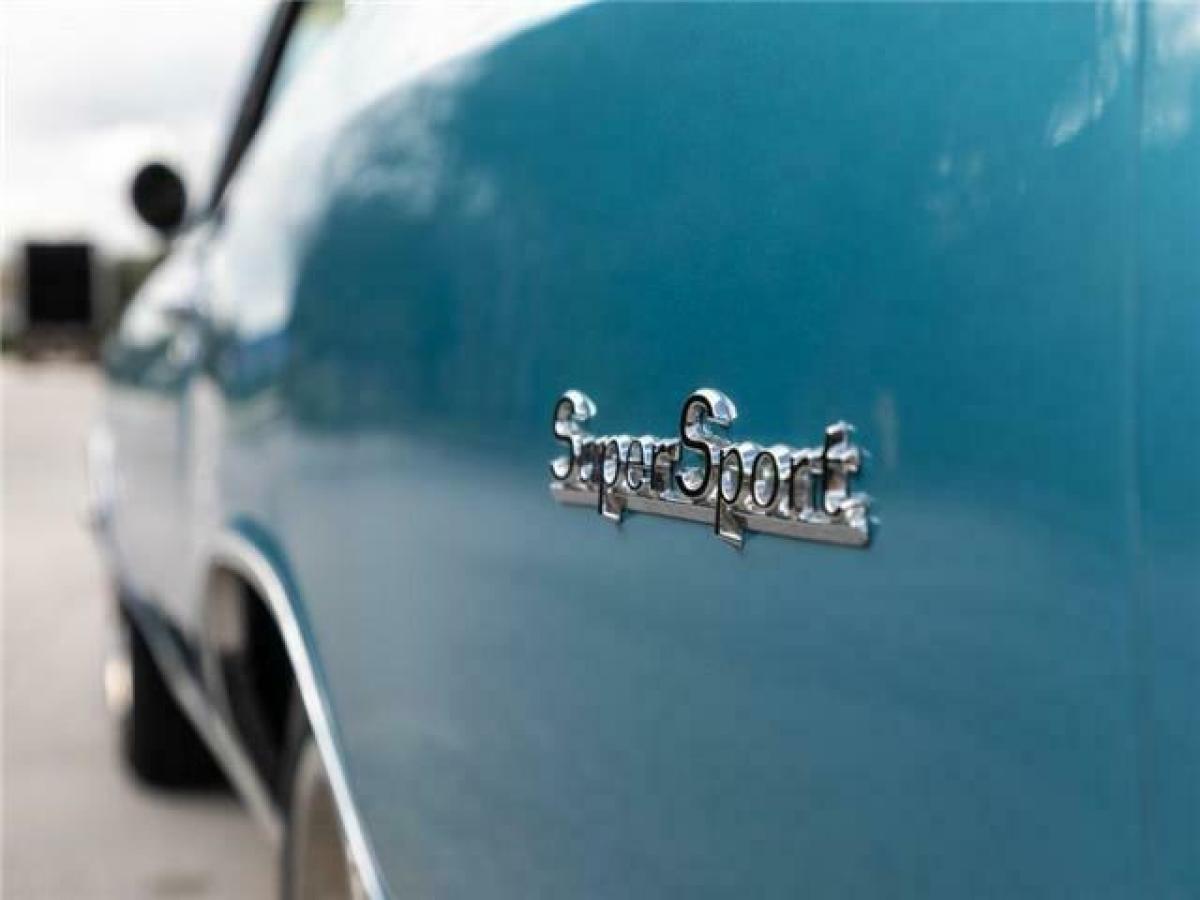 1966 Blue Chevrolet Chevelle Super Sport