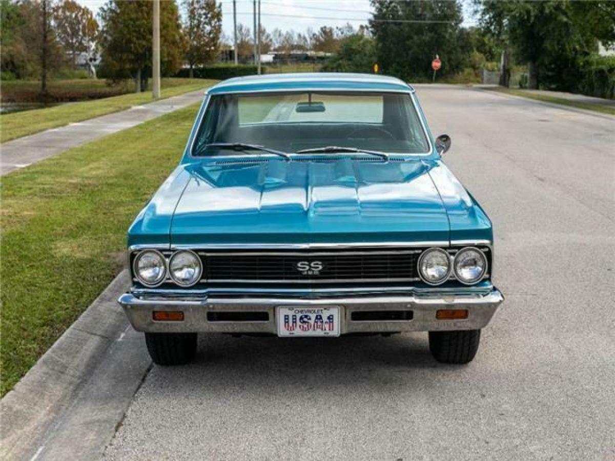 1966 Blue Chevrolet Chevelle Super Sport