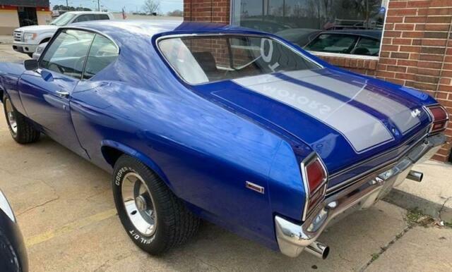 1969 Blue Chevrolet Chevelle Coupe