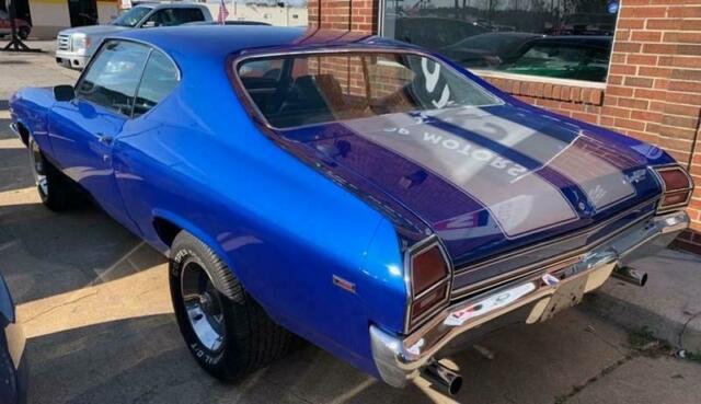 1969 Blue Chevrolet Chevelle Coupe