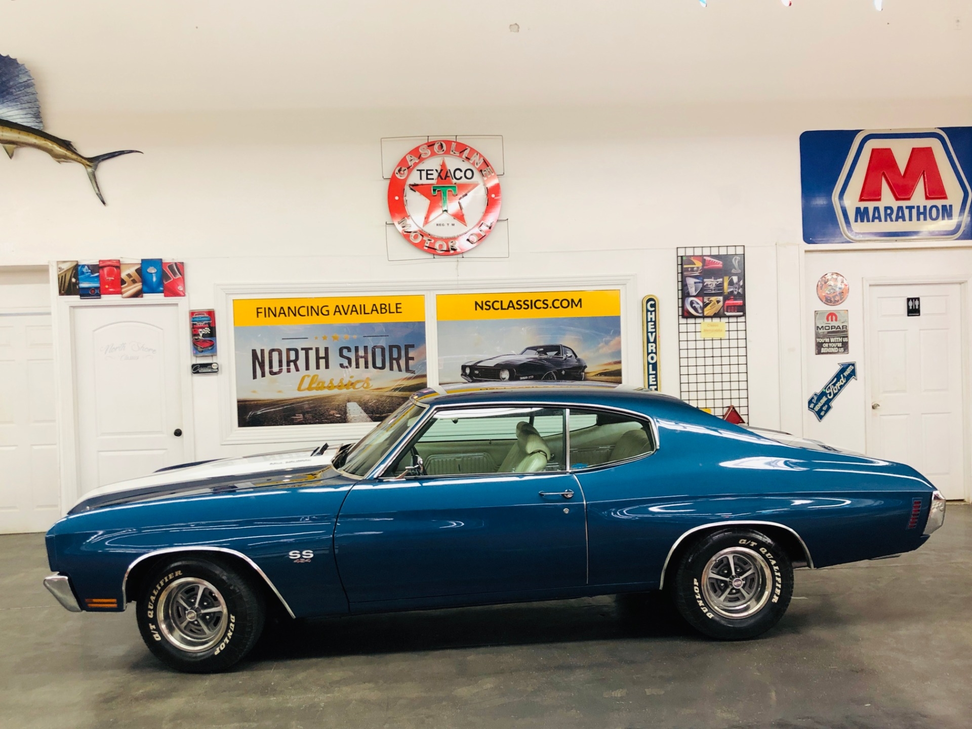 1970 Blue Chevrolet Chevelle Coupe