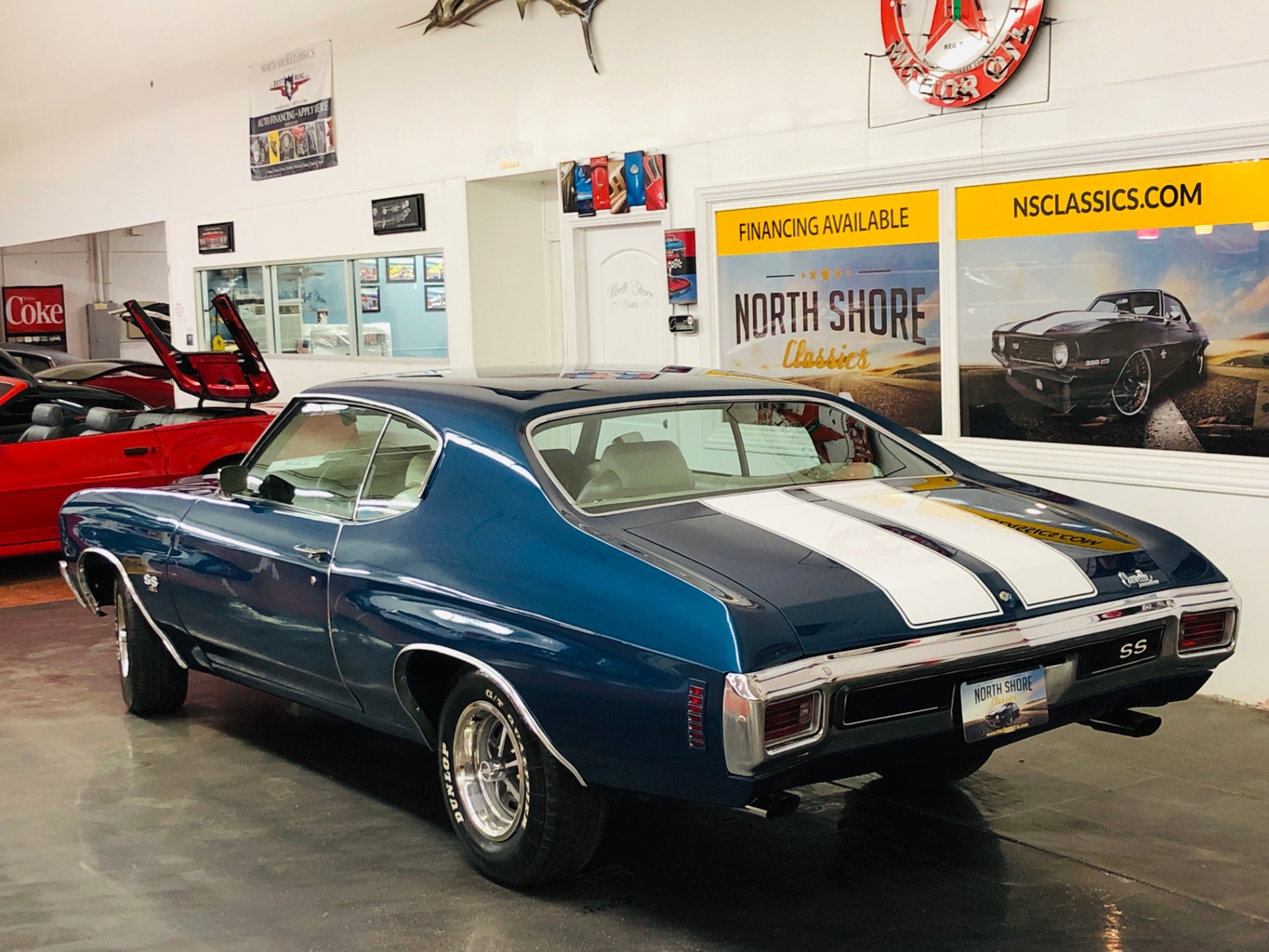 1970 Blue Chevrolet Chevelle Coupe