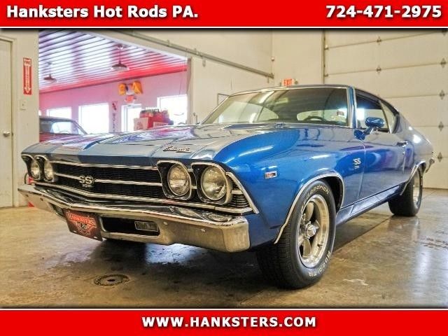 1969 Blue Chevrolet Chevelle --