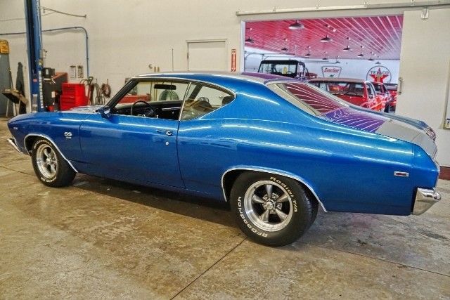 1969 Blue Chevrolet Chevelle --