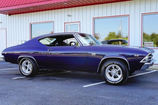 1969 Blue Chevrolet Chevelle --