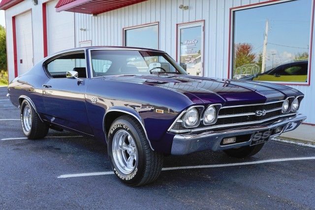 1969 Blue Chevrolet Chevelle --