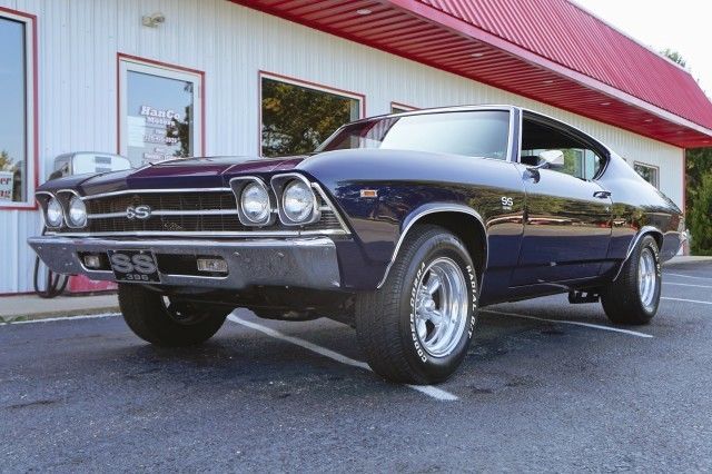 1969 Blue Chevrolet Chevelle --