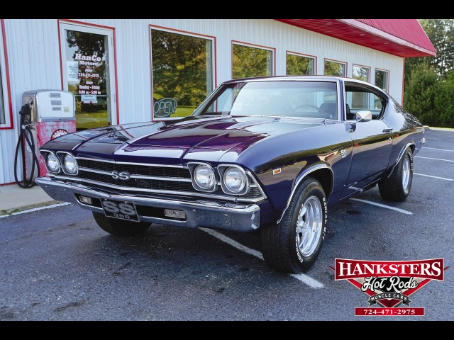 1969 Blue Chevrolet Chevelle --