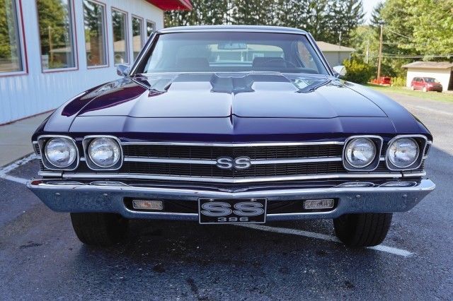 1969 Blue Chevrolet Chevelle --