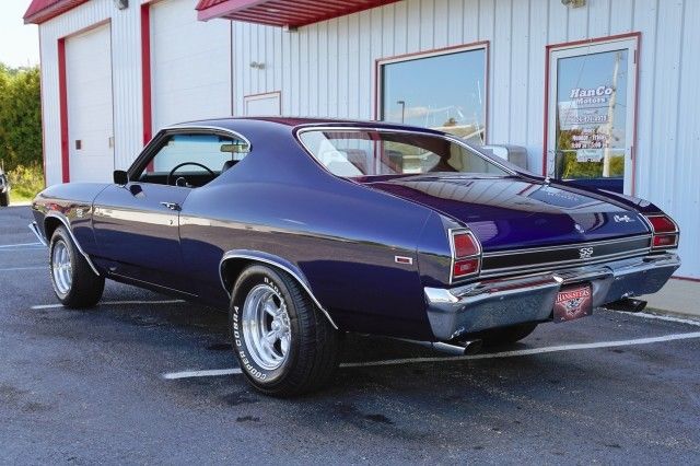 1969 Blue Chevrolet Chevelle --