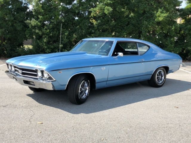 1969 Blue Chevrolet Chevelle Coupe