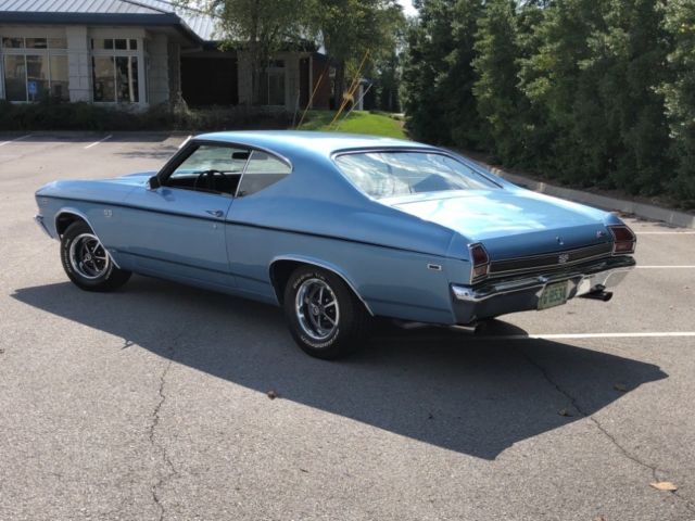 1969 Blue Chevrolet Chevelle Coupe