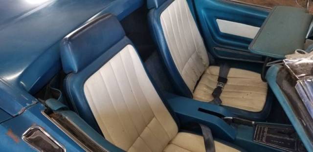 1969 Blue Chevrolet Corvette Coupe