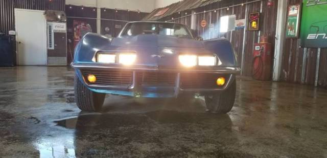 1969 Blue Chevrolet Corvette Coupe