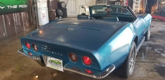 1969 Blue Chevrolet Corvette Coupe