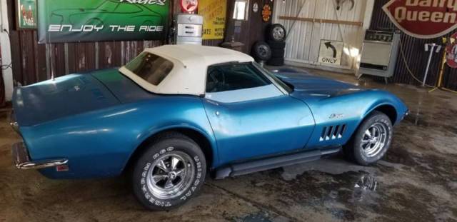 1969 Blue Chevrolet Corvette Coupe